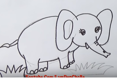 Hướng dẫn vẽ con voi